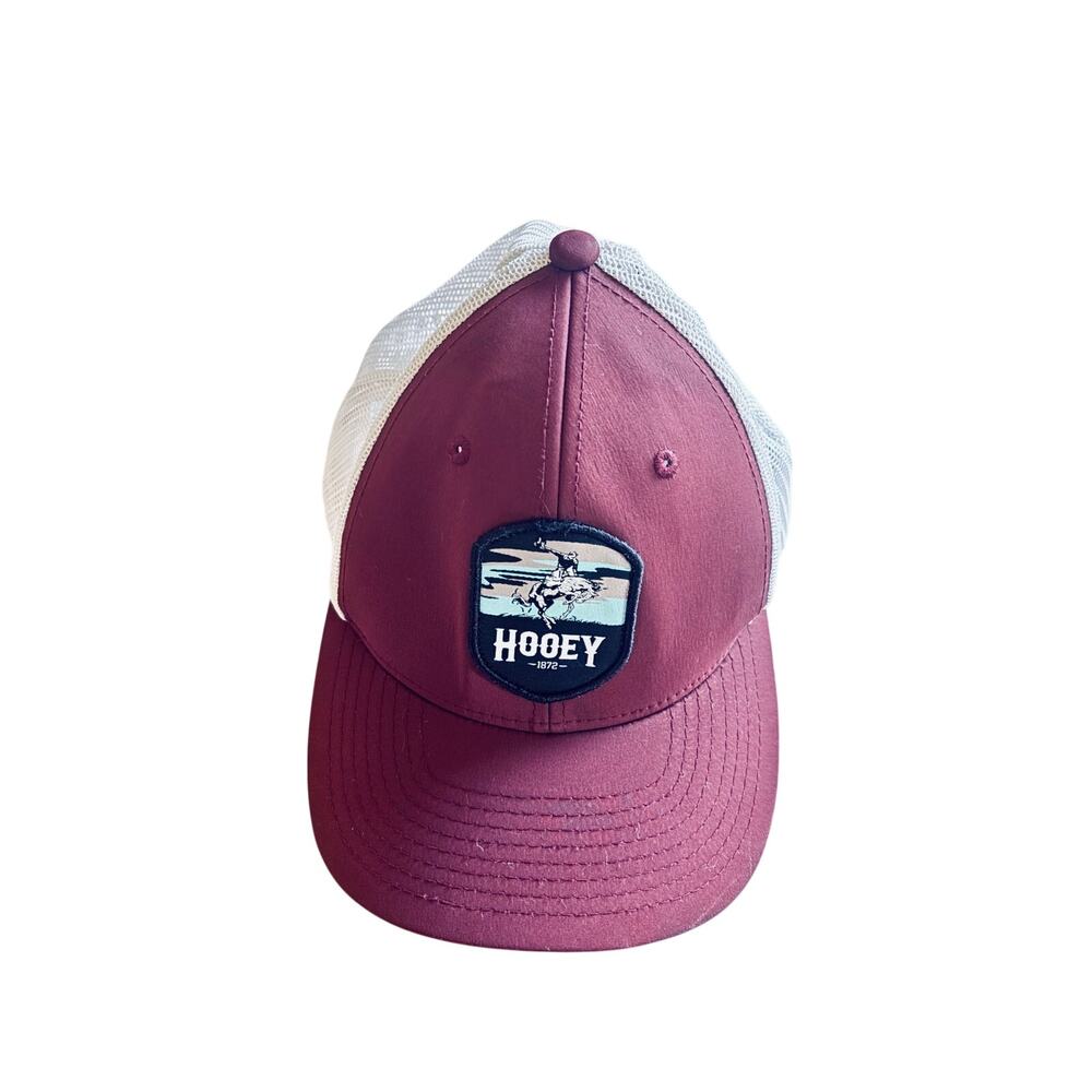 Hooey Cheyenne Western Rodeo Bronco Bucking Cowboy trucker hat ballcap SnapBack